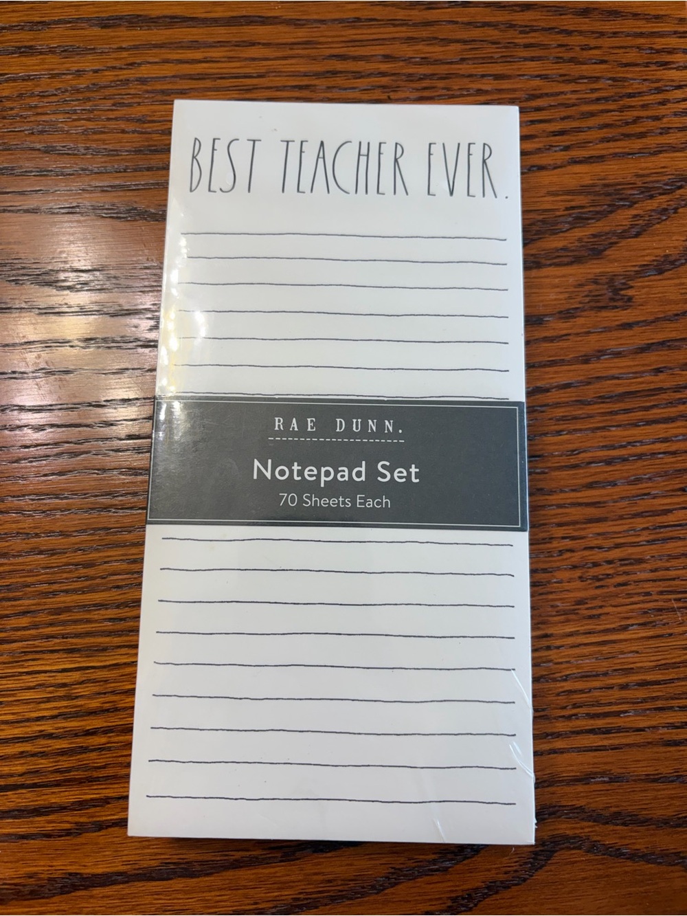 🍎Rae Dunn Teacher Notepads 🍏